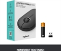 (1029672) Мышь Logitech Pebble M350 темно-серый оптич. 1000dpi silent беспров. BT/Radio USB для ноутбука 3but  910-005576 910-005576 - фото 39311