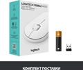 (1029675) Мышь Logitech Pebble M350 белый оптич. 1000dpi silent беспров. BT/Radio USB для ноутбука 3but (910-0 910-005541 910-005541 - фото 39348