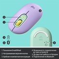 (1029677) Мышь Logitech POP Mouse with emoji фиолетовый/зеленый оптическая (4000dpi) беспроводная BT/Radio USB 910-006547 910-006547 - фото 39367