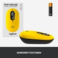 (1029678) Мышь Logitech POP Mouse with emoji желтый/черный оптическая (4000dpi) беспроводная BT/Radio USB (4bu 910-006546 910-006546 - фото 39382