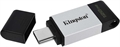 (1030309) Флеш Диск Kingston 128Gb DataTraveler 80 Type-C DT80/128GB USB3.0 черный DT80/128GB - фото 40177