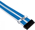 (1030570) Комплект кабелей-удлинителей для БП 1STPLAYER SKY-001 / 1x24pin ATX, 2xP8(4+4)pin EPS, 2xP8(6+2)pin PCI-E / premium nylon / 350mm / SKY BLUE - фото 40681