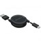(116258)  Кабель-рулетка USB 2.0 (AM) -> Micro USB (BM),  Belsis (BGL1181) 0.7m, черный - фото 4081