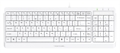(1030643) Клавиатура A4Tech Fstyler FK15 белый USB - фото 40897