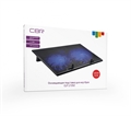 (1030708) CBR CLP 17202, Подставка для ноутбука до 17", 390x270x25 мм, с охлаждением, 2xUSB, вентиляторы 2х150 мм, 20 CFM, LED-подсветка, материал металл/пластик CLP 17202 - фото 41035