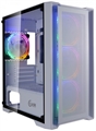 (1031242) Корпус Powercase Alisio Micro X4W, Tempered Glass, 4х 120mm 5-color fan, белый, mATX  (CAMIW-L4) - фото 41253