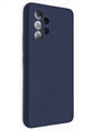(1030862) Накладка NNDM Silicone Cover (с защитой камеры) для Samsung Galaxy A53 синяя - фото 41420