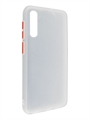 (1030899) Накладка NNDM пластиковая матовая с силиконовой окантовкой для Samsung Galaxy A50 белая - фото 41457