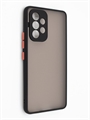 (1030917) Накладка NNDM пластиковая с силиконовой окантовкой с защищенной камерой для Samsung Galaxy A33 5G черная - фото 41468