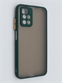 (1030918) Накладка NNDM пластиковая с силиконовой окантовкой с защищенной камерой для Xiaomi ReNNDMi 10 зеленая - фото 41469