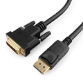 (1032028) Кабель DisplayPort-DVI Cablexpert  1.8м, 20М/25М, черный, экран, пакет(CC-DPM-DVIM-6/1.8M) - фото 42594
