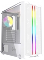 (1032107) Корпус Powercase Mistral Evo White, Tempered Glass, 1x 120mm PWM ARGB fan + ARGB Strip + 3x 120mm PWM non LED fan, белый, ATX  (CMIEW-F4S) - фото 42709