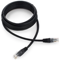 (1032881) Патч-корд UTP Cablexpert кат.5e, 20м, литой, многожильный (черный) PP12-20M/BK - фото 43304