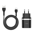 (1032811) Зарядное устройство Hoco 18Вт, 3А, QC3.0, 1хUSB, C12Q, черный, коробка 6931474716255 - фото 43393
