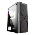 (1032986) Корпус Powercase Mistral T4B, Tempered Glass, 4x 120mm 5-color fan, чёрный, ATX  (CMITB-L4) - фото 43506