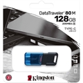 (1033041) Флеш Диск Kingston 128Gb DataTraveler 80 M DT80M/128GB USB3.2 черный - фото 43602
