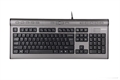 (1033245) Клавиатура A4Tech KLS-7MUU серебристый/черный USB slim Multimedia KLS-7MUU USB - фото 43884