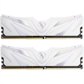(1033389) Память DDR 4 DIMM 32Gb (16Gbx2)  PC25600, 3200Mhz, Netac Shadow II NTSWD4P32DP-32W   C16 White, с радиатором NTSWD4P32DP-32W - фото 44143