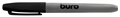 (1033527) Маркер перманентный Buro пулевидный пиш. наконечник 2.5мм черный коробка - фото 44185