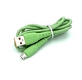 (1033498) USB кабель Denmen D07V на Micro USB 2.4A 1м зеленый - фото 44215
