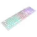 (1033844) Dialog Gan-Kata Клавиатура KGK-16U WHITE - игровая с RGB-подсветкой, USB, белая KGK-16U WHITE
