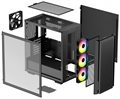 (1034766) Корпус Deepcool CG560 без БП, боковое окно (закаленное стекло), 3xARGB LED 120мм вентилятора спереди и 1x140мм вентилятор сзади, черный, ATX CG560 - фото 45479