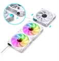 (1037109) Вентилятор JONSBO ZG-120W(3 in 1) White 120х120х25мм (20шт/кор, ARGB LED, 500-1500об/мин, белый) Retail ZG-120W(3 in 1) - фото 47210
