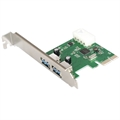 (1038625) Exegate EX283718RUS Контроллер EXE-319 PCI-E 2.0, 2*USB3.0 ext, разъем доп.питания (OEM) - фото 48392