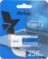 (1040022) Флеш Диск Netac 256GB U182 NT03U182N-256G-30BL USB3.0 синий/белый NT03U182N-256G-30BL - фото 49683