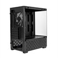 (1040341) Корпус Minitower ExeGate i3 SEA (mATX, без БП, 2*USB+1*USB3.0, HD аудио, черный, 1 вент. 12см с RGB подсветкой, передняя и боковая панели - закаленное стекло) i3 SEA - фото 49844