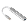 (1040411) USB-Хаб (концентратор) 4-в-1 ExeGate DUB-3213C (кабель-адаптер USB3.0 Type-C --> 3xUSB2.0, 1xUSB3.0, Plug&Play, черный) EX298168RUS - фото 50087
