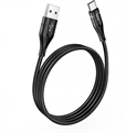 (1040443) Кабель Hoco U93 Shadow Type-C USB (m)-USB Type-C (m) 1.2м черный коробка U93 SHADOW TYPE-C U93 SHADOW TYPE-C - фото 50139