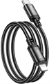 (1040452) Кабель Hoco X89 Wind iP USB Type-C (m)-Lightning (m) 1м черный коробка X89 WIND IP X89 WIND IP - фото 50142
