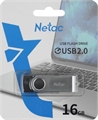 (1041092) Флеш Диск Netac 16GB U505 NT03U505N-016G-20BK USB2.0 черный/серебристый NT03U505N-016G-20BK - фото 50391