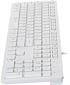 (1037505) Клавиатура Оклик 500M белый USB slim Multimedia 1061586 1061586 - фото 50441