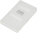(1037527) Внешний корпус для HDD/SSD AgeStar SUBCP1 SATA USB2.0 пластик белый 2.5" SUBCP1 - фото 50771