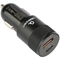 (1041376) Cablexpert Автомобильное зарядное устройство 38Вт, 3А, QC3.0/PD, 1xUSB, 1xType-C, черный, пакет (MP3A-UC-CAR24) MP3A-UC-CAR24 - фото 50932