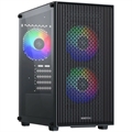 (1042064) Корпус XASTRA  A307M 3FRGB Black mATX/Mesh/ tempered glass / 3x 120mm FC120 FRGB fans/ A307M-3FC12BK A307M-3FC12F - фото 51157