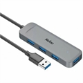 (1042040) Концентратор, Netac USB Hub WF11, USB-A to USB3.0 x 4.(NT08WF11-30GR) NT08WF11-30GR - фото 51233