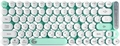 1042403 Беспроводная клавиатура Gembird, 80кл, подсветка 6 цв, BT 5.1/2.4/USB, белая KBW-9 - фото 51360