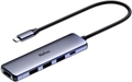 (1042039) Концентратор, Netac USB Hub WF13, 5in1 Type-C to 2xUSB 2.0 + 1xUSB 3.0 + 1xHDMI( 4k/30Hz) + 1 Type-C( DP) 100W.(NT08WF13-30GR) NT08WF13-30GR - фото 51485