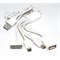 (106461)  Адаптер 5bites AP-008 многофункциональный, зарядка (IPAD3, IPHONE4/ 4S, USB MICRO/ MINI 5P) + USB концентратор на 1 порт - фото 6818